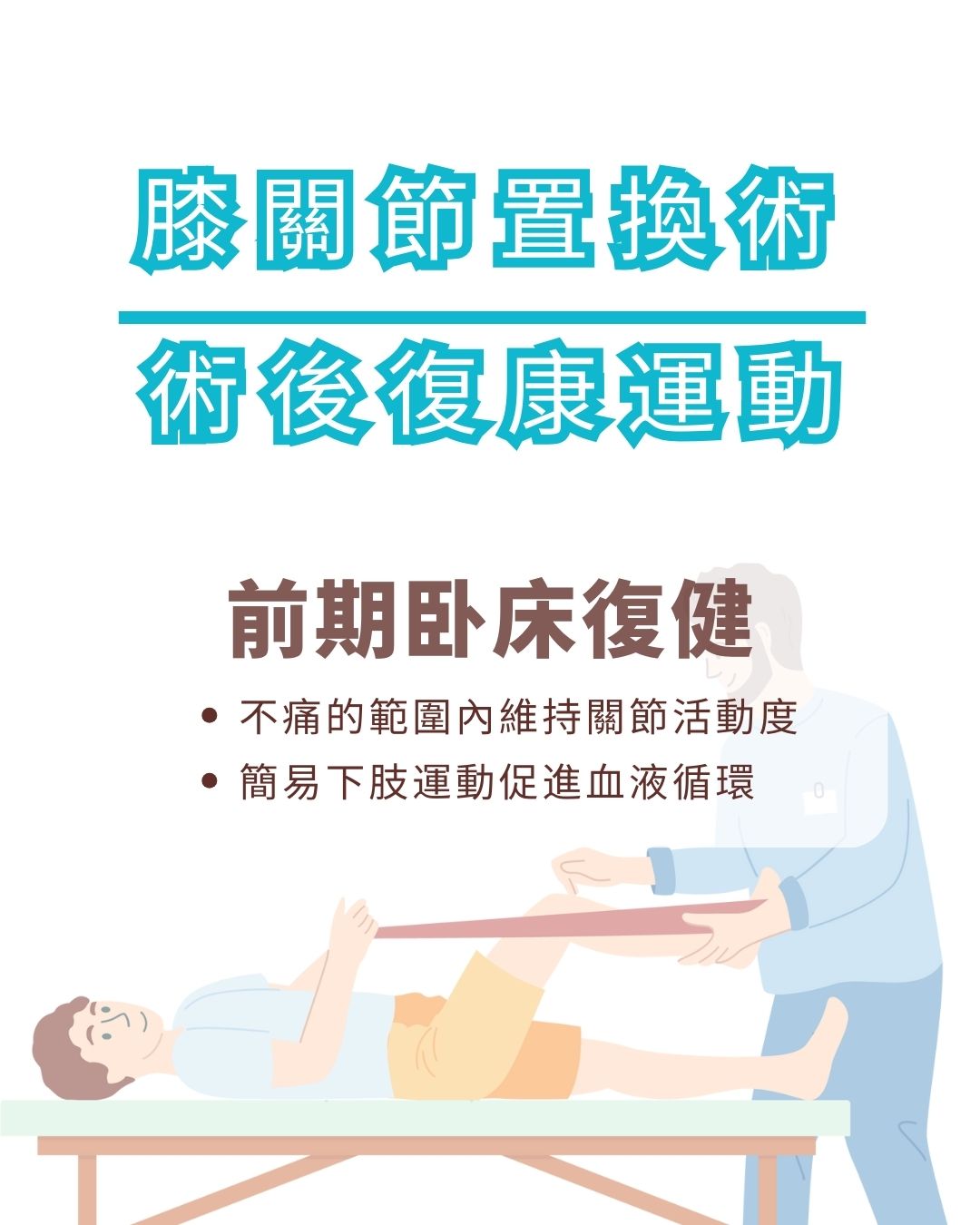 Knee Replacement: Post-operative Exercises (Early Phase)